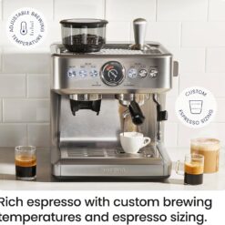 Chefman Crema Supreme 15 Bar Espresso Machine - Stainless Steel