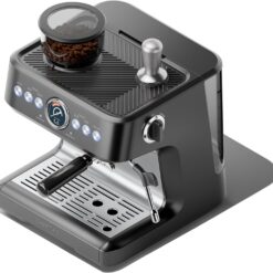 Chefman Crema Deluxe Espresso Machine with Double Boiler, Use Milk Frother and Brew Espresso Simultaneously