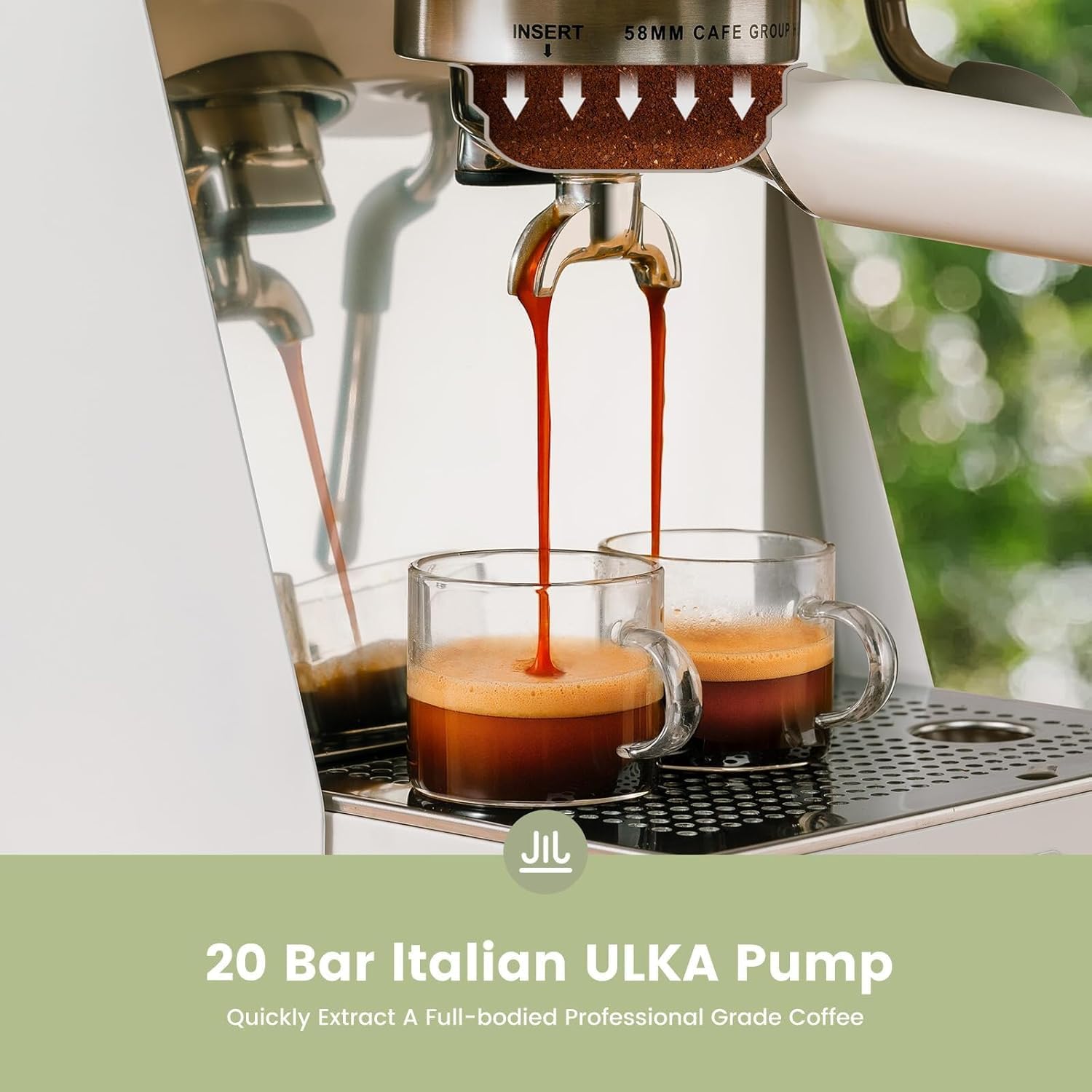 Gevi Commercial Espresso Machine 20Bar with Smart OPV Coffee Makers