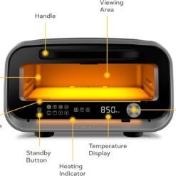 Ooni Volt 2 Electric Indoor Pizza Oven - Versatile Countertop Electric Toaster Oven