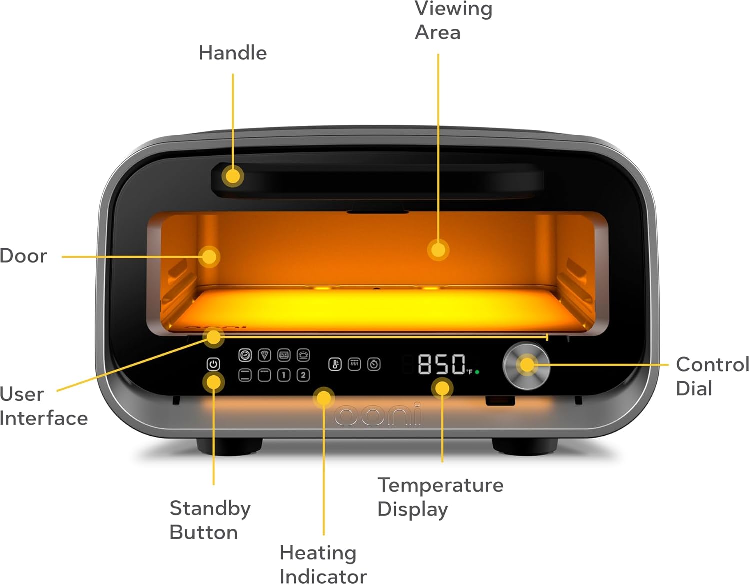 Ooni Volt 2 Electric Indoor Pizza Oven - Versatile Countertop Electric Toaster Oven
