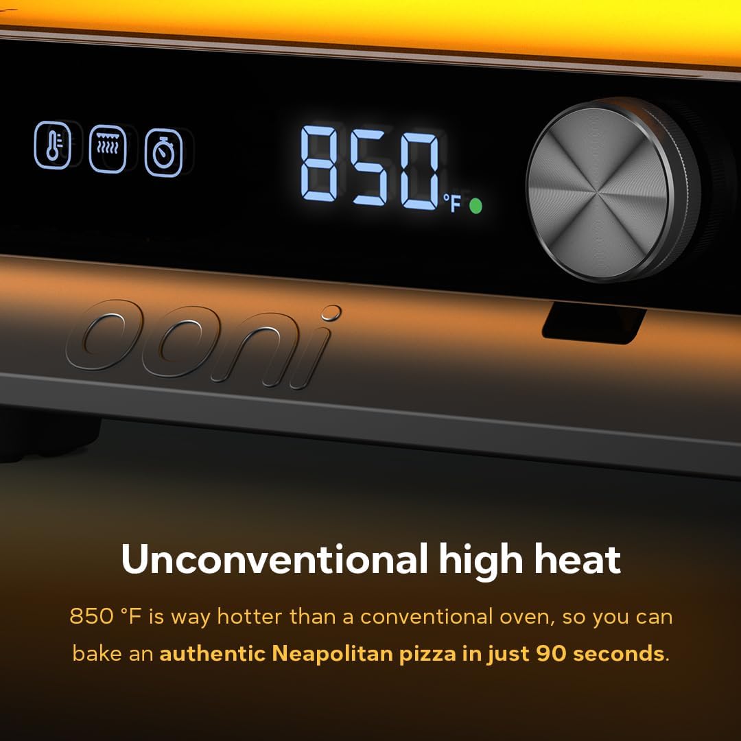 Ooni Volt 2 Electric Indoor Pizza Oven - Versatile Countertop Electric Toaster Oven