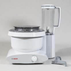 Bosch Universal Plus Stand Mixer 500 Watt, 6.5 Quarts with Wire Whips, Dough Hook, NutriMill Dough Hook Extender, and Blender Bundle