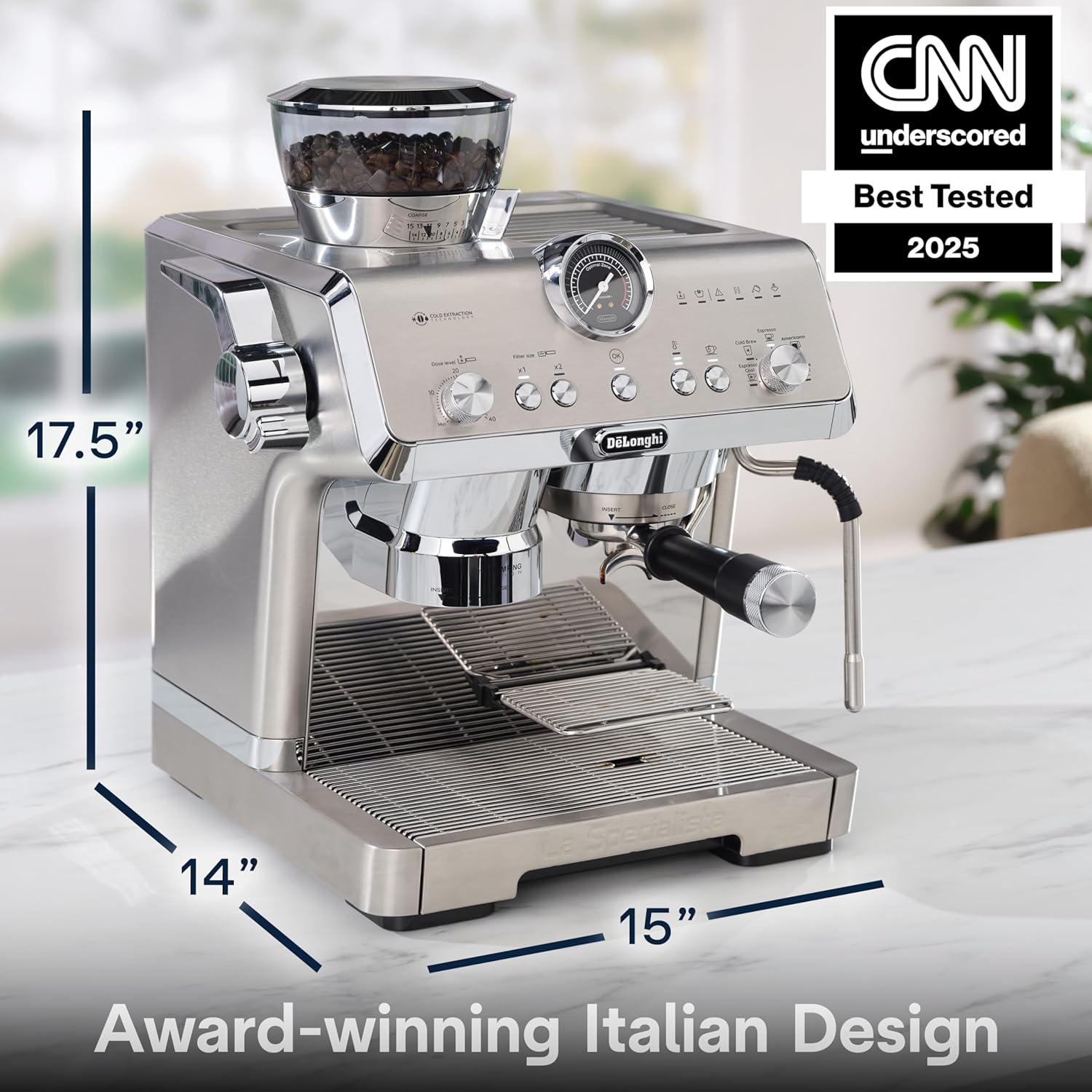 De'Longhi La Specialista Opera Espresso Machine – Cold Brew & Espresso Maker