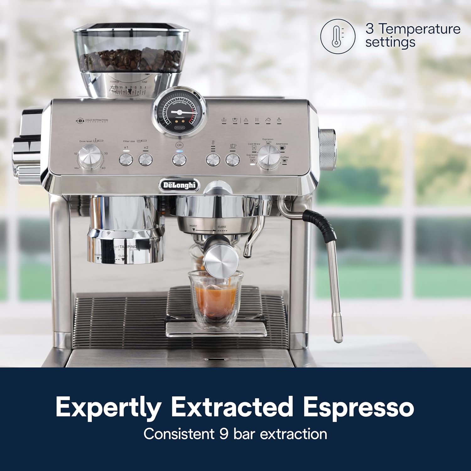 De'Longhi La Specialista Opera Espresso Machine – Cold Brew & Espresso Maker