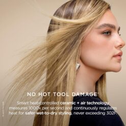 Shark Glam Ceramic & Powerful Air Styling & Drying System, HD6051S (Straight & Wavy Hair)