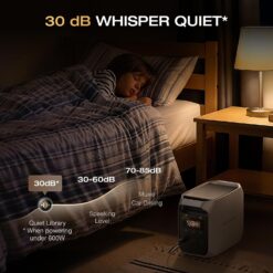 EF ECOFLOW Portable Power Station DELTA 3 Classic, 1024Wh LiFePO4 Battery, 1800W AC/100W USB-C Output