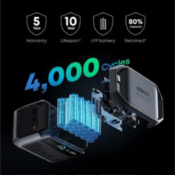 Anker SOLIX C1000 Gen 2 Portable Power Station, 2,000W (Peak 3,000W) Solar Generator