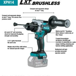 Makita XT297T 18V LXT Lithium-Ion Brushless Cordless 2-Pc. Combo Kit (5.0Ah)