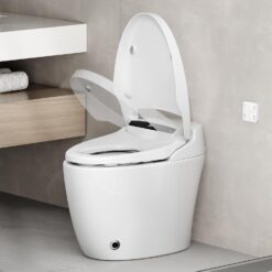 Vipbear Smart Toilet with Heated Seat and Night Light, Tankless Toilets for Bathroom
