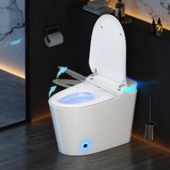 Vipbear Smart Toilet with Bidet Built in, Bidet Toilet with Heated Seat and Night Light