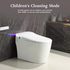 Vipbear Smart Toilet with Bidet Built in, Bidet Toilet with Heated Seat and Night Light