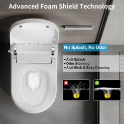 Vipbear Smart Toilet with Bidet Built in, Bidet Toilet with Heated Seat and Night Light