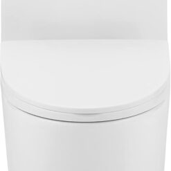 Swiss Madison St. Tropez SM-1T254HB One-Piece Elongated Toilet Vortex Dual-Flush 1.1/1.6 gpf