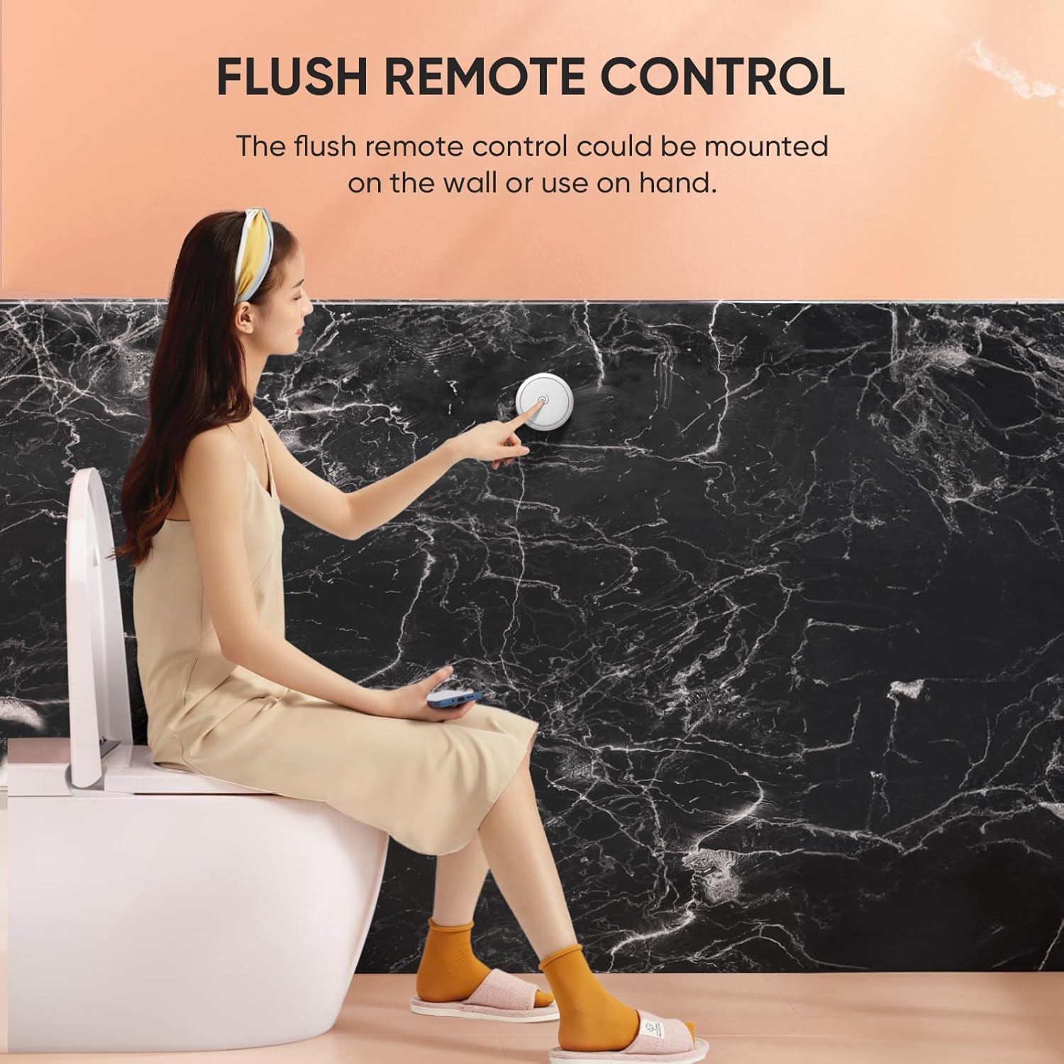 LEIVI Smart Toilet with Built-in Heated Seat, Tankless Toilet with Auto Flushing, Adjustable Seat Temp, Elongated