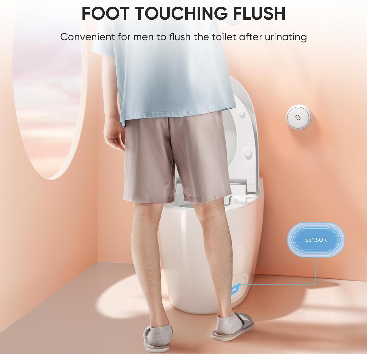 LEIVI Smart Toilet with Built-in Heated Seat, Tankless Toilet with Auto Flushing, Adjustable Seat Temp, Elongated