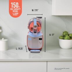 Ninja SLUSHi Max | XXL Smart Frozen Drink Maker | Exclusive Smart Technology | Party-Sized 150oz Capacity | No Ice Needed | 6 Programs | Perfect Temp & Texture up to 12 hours | Peach | FS605