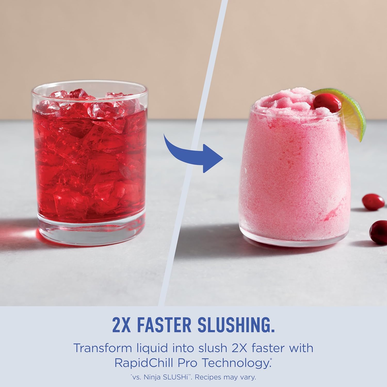 Ninja SLUSHi Max | XXL Smart Frozen Drink Maker | Exclusive Smart Technology | Party-Sized 150oz Capacity | No Ice Needed | 6 Programs | Perfect Temp & Texture up to 12 hours | Peach | FS605