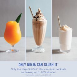 Ninja SLUSHi Max | XXL Smart Frozen Drink Maker | Exclusive Smart Technology | Party-Sized 150oz Capacity | No Ice Needed | 6 Programs | Perfect Temp & Texture up to 12 hours | Peach | FS605