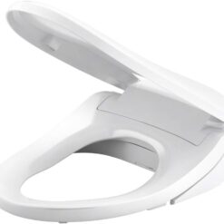Kohler PureWash E820 Elongated Heated Bidet Toilet Seat, White with Remote Control