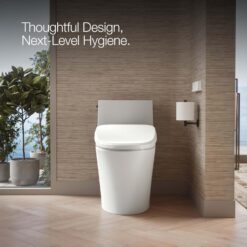 Kohler PureWash E820 Elongated Heated Bidet Toilet Seat, White with Remote Control