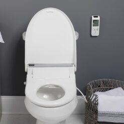 Bio Bidet BB2000 Bliss Electric Bidet Toilet Seat, Warm Water with Air Dryer, Heated Seat, Elongated, White