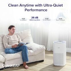 LEVOIT Air Purifiers for Home, Large Room Up to 2933 Ft², Core 600S-P, White