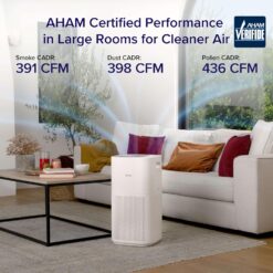 LEVOIT Air Purifiers for Home, Large Room Up to 2933 Ft², Core 600S-P, White