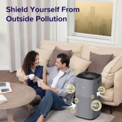 LEVOIT Air Purifiers for Home, Large Rooms Up to 2933 Ft², Core 600S-P, Gray