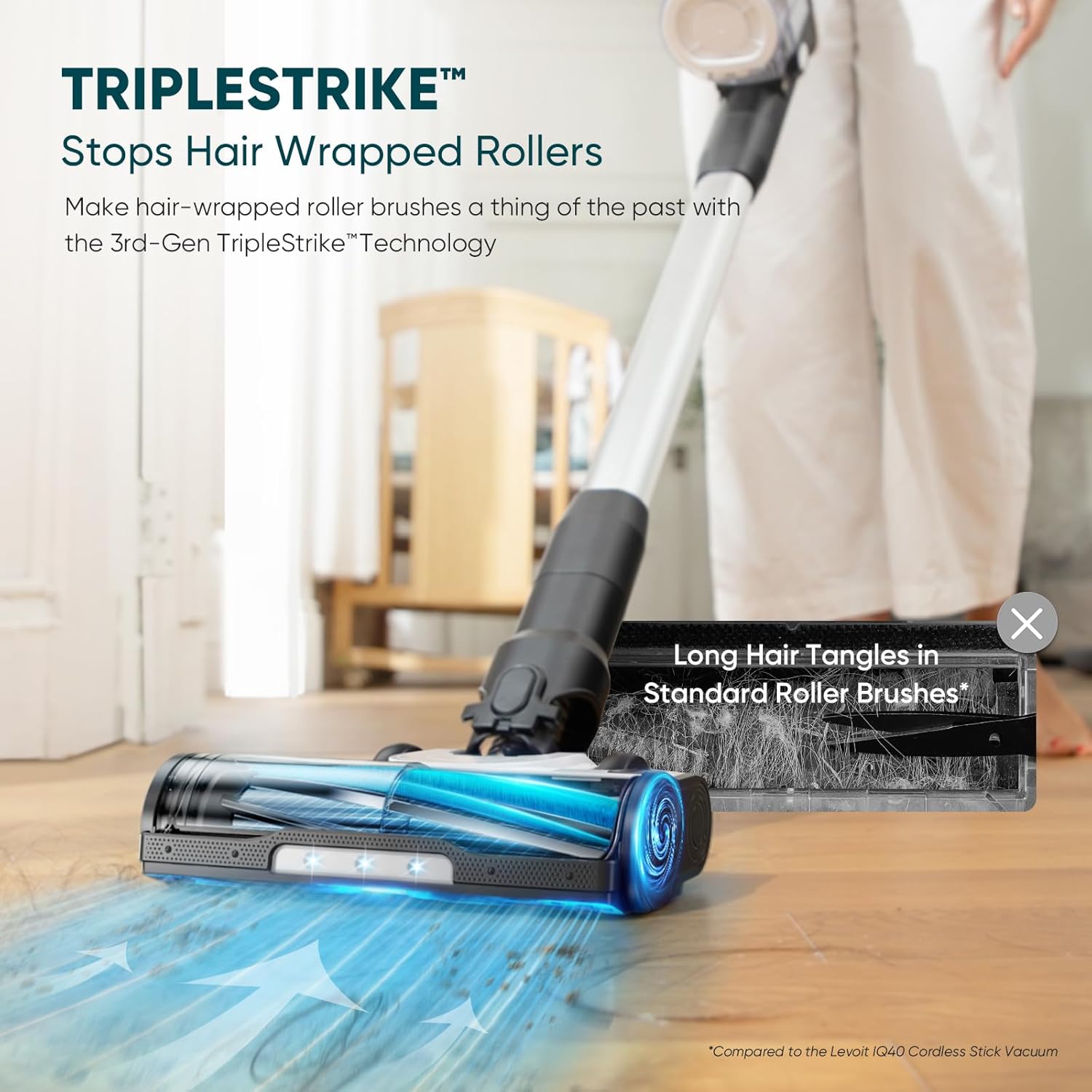 LEVOIT AERO Cordless Vacuum with Auto-Empty Station, HyperPulse Technology