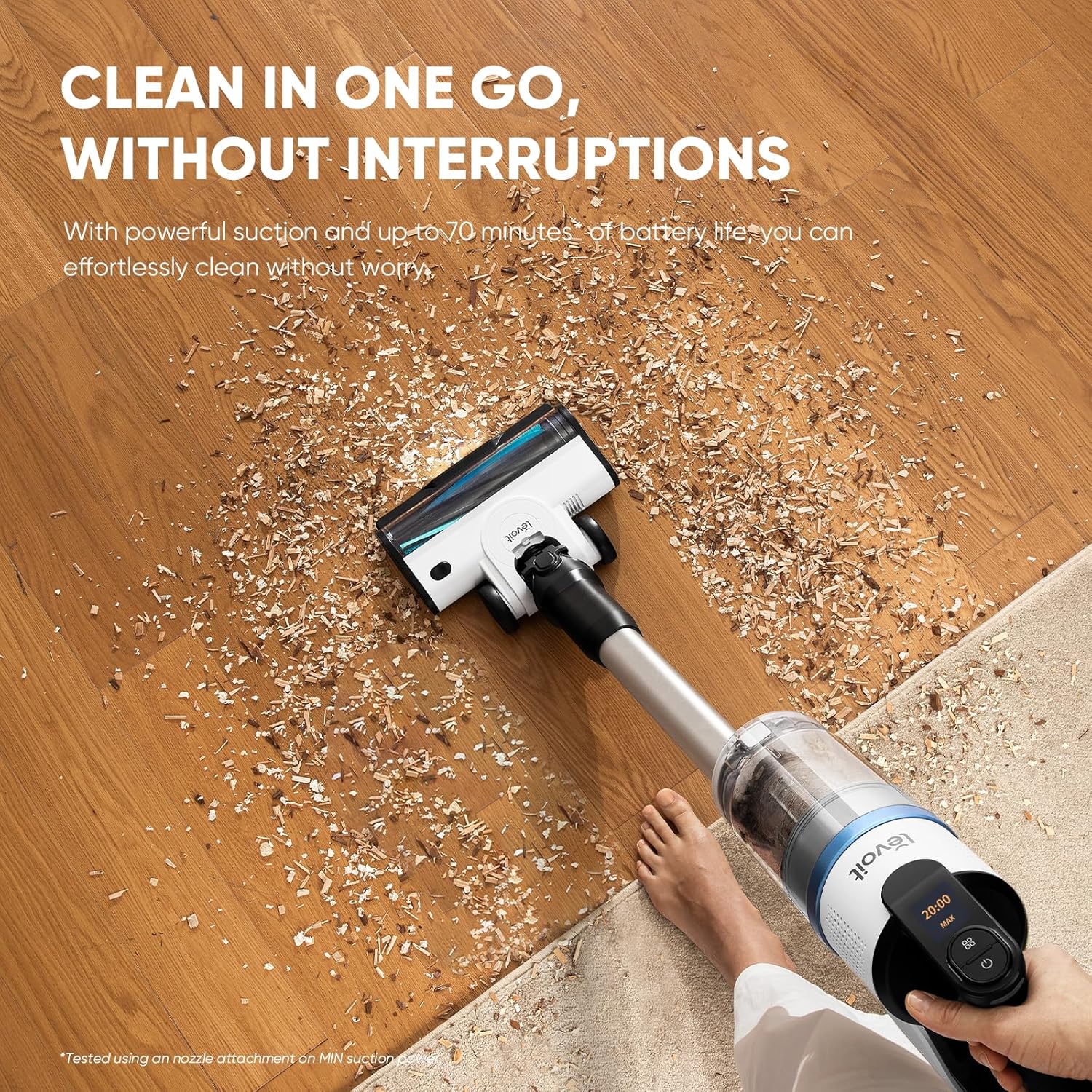 LEVOIT AERO Cordless Vacuum with Auto-Empty Station, HyperPulse Technology