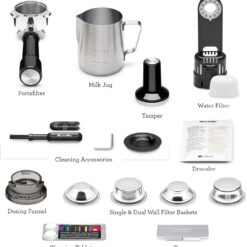 Breville Barista Pro Espresso Machine BES878BTR, Black Truffle
