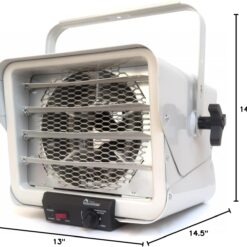 Dr. Infrared Heater DR-966 240-Volt Hardwired Shop Garage Commercial Heater, 3000 Watt / 6000 Watt