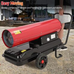 PioneerWorks 175000 BTU Diesel and Kerosene Space Heater, 51L Fuel Tank Capacity