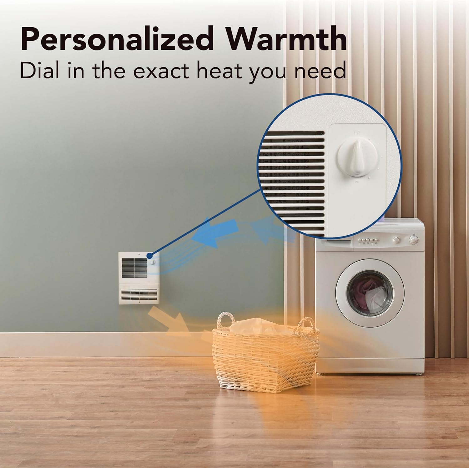 Broan-NuTone 9810WH High Capacity Wall Heater, White Grille, 1000-Watts, 120/240V