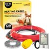 HEATWAVE Floor Heating Cable 120V - 50-94 sq ft Heated Floor System, Underfloor Electric Heat Cable Warmer