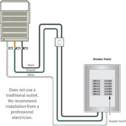 Comfort Zone Hard-Wired Digital Ceiling Mount Heater with Full-Function Remote, 10,000 Watt, 240 Volt