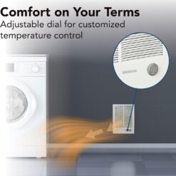 Broan-NuTone 194 High Capacity Wall Heater, White Painted Grille, 3000/1500 Watt 240 VAC, Covers 300 sq. ft.