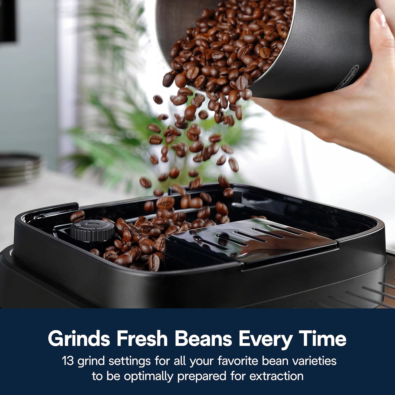 De'Longhi Magnifica Evo Next Fully Automatic Espresso Machine - Programmable Coffee Maker with Grinder and Milk Frother