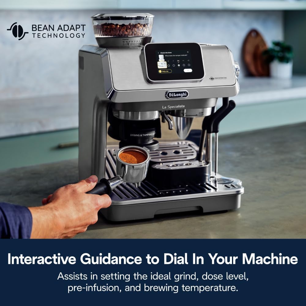 De'Longhi La Specialista Touch Espresso Machine with Grinder & Milk Frother