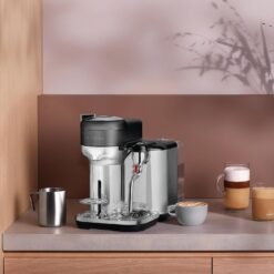 Nespresso Vertuo Creatista Coffee and Espresso Maker by Breville, Black Stainless Steel