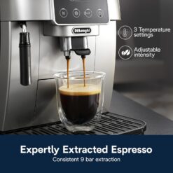 De'Longhi Magnifica Start Automatic Espresso Machine with Manual Milk Frother & Built in Grinder