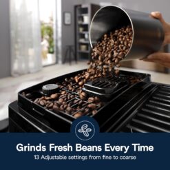 De'Longhi Magnifica Start Automatic Espresso Machine with Manual Milk Frother & Built in Grinder