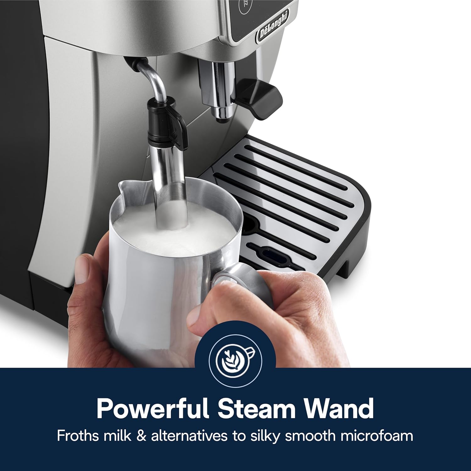 De'Longhi Magnifica Start Automatic Espresso Machine with Manual Milk Frother & Built in Grinder
