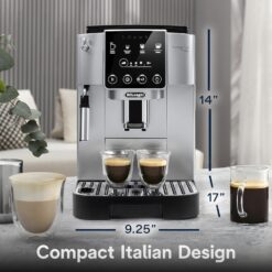 De'Longhi Magnifica Start Automatic Espresso Machine with Manual Milk Frother & Built in Grinder