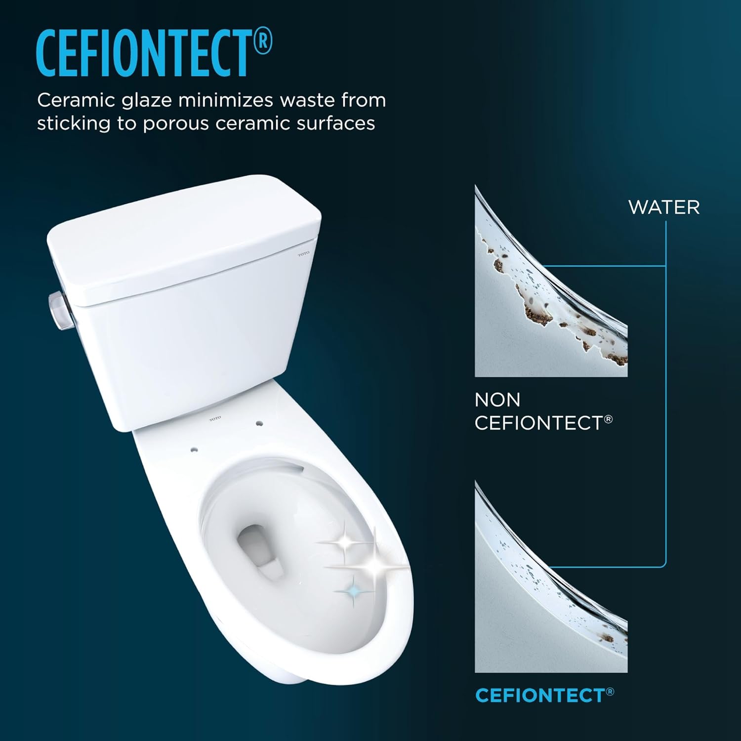 TOTO Drake Two-Piece Elongated 1.28 GPF Universal Height TORNADO FLUSH Toilet - CST776CEFRG#01