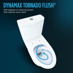 TOTO Aquia IV Arc Two-Piece Elongated Dual Flush 1.28 and 0.9 GPF Universal Height Toilet - MS448124CEMFGN#01
