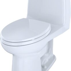TOTO MS854114S#01 Ultramax Elongated One Piece Toilet, Cotton White
