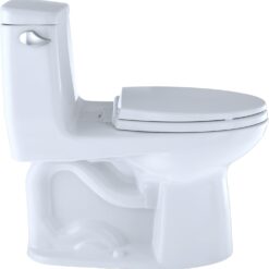 TOTO MS854114S#01 Ultramax Elongated One Piece Toilet, Cotton White