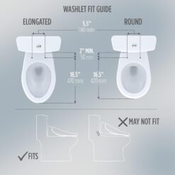 TOTO WASHLET KS6 Electronic Bidet Toilet Seat with Instantaneous Water Heating - SW3946#01